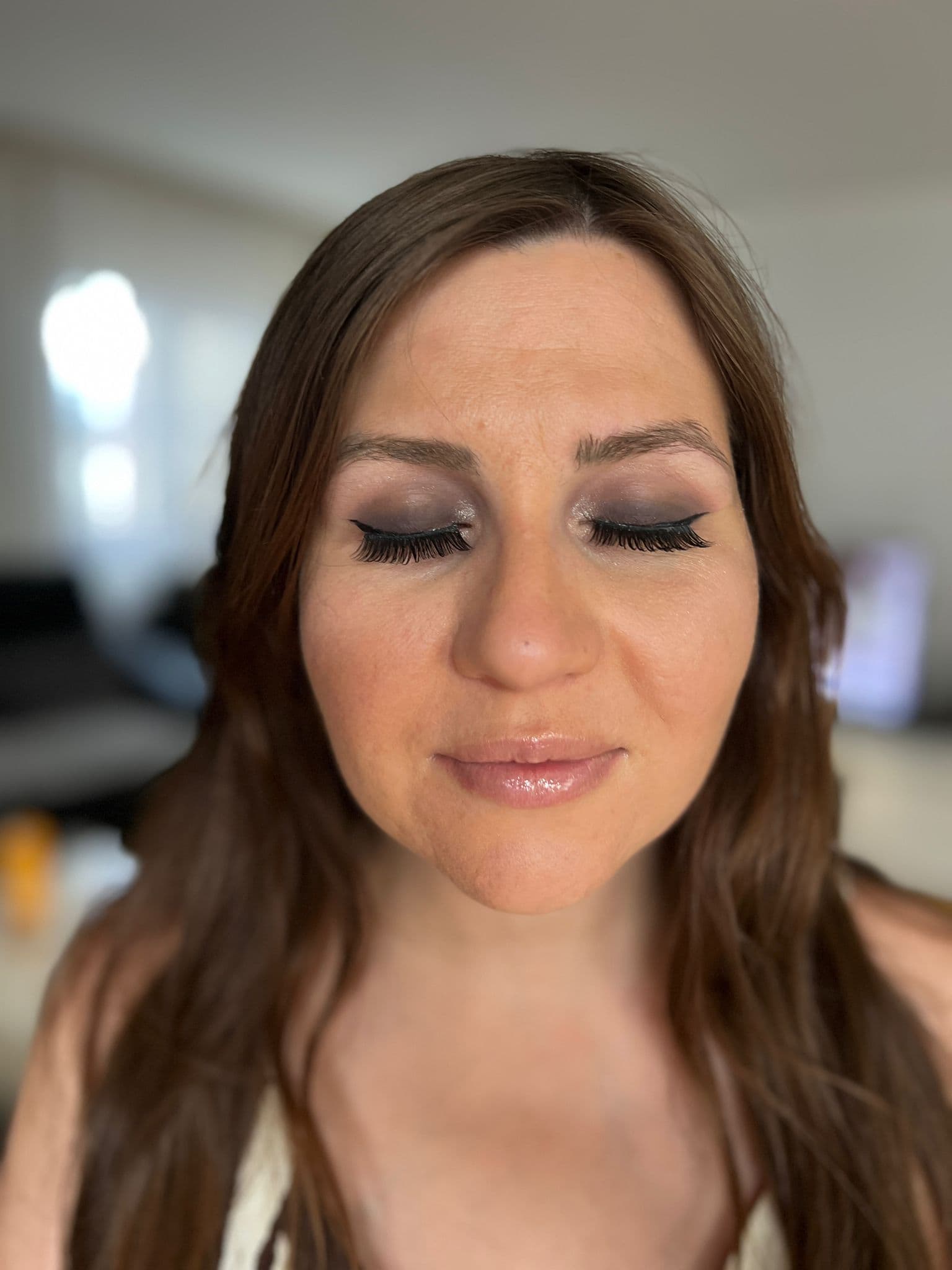 Pose de faux-cils